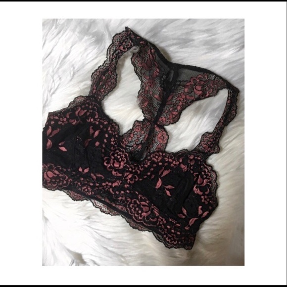 Express One Eleven contrast lace bralette - Picture 4 of 6